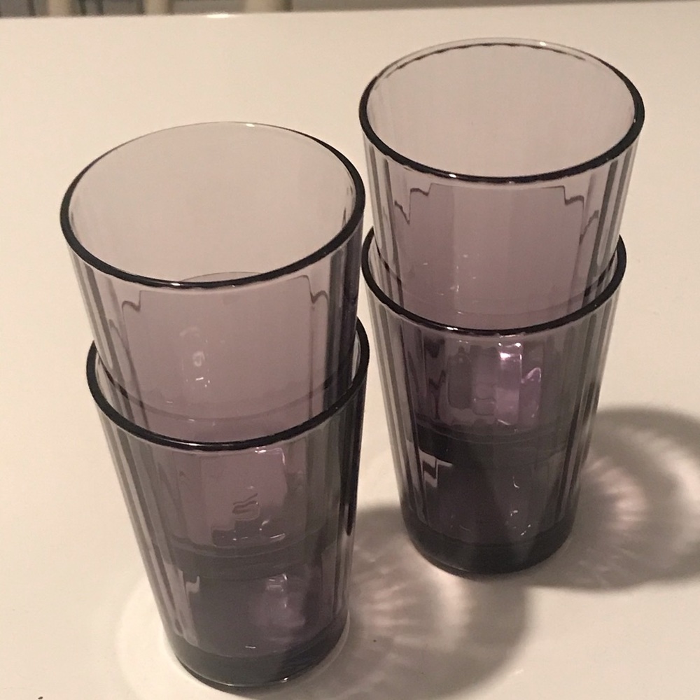 Circleware Plum Glass Tumblers